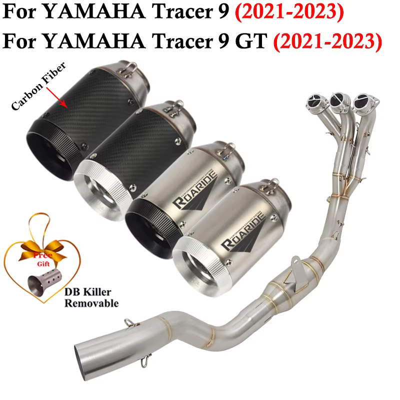 Escape completo con dB killer para Yamaha Tracer 9 GT 2021-2023