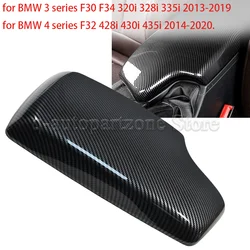 Tapa reposabrazos en fibra de carbono consola central BMW F30-F36