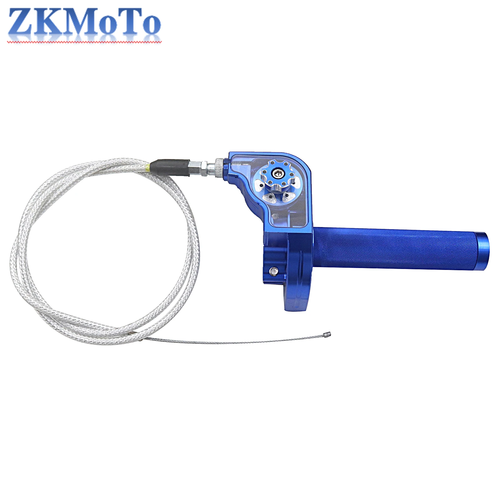 Acelerador universal aluminio CNC moto – empuñadura giratoria - imagen 2