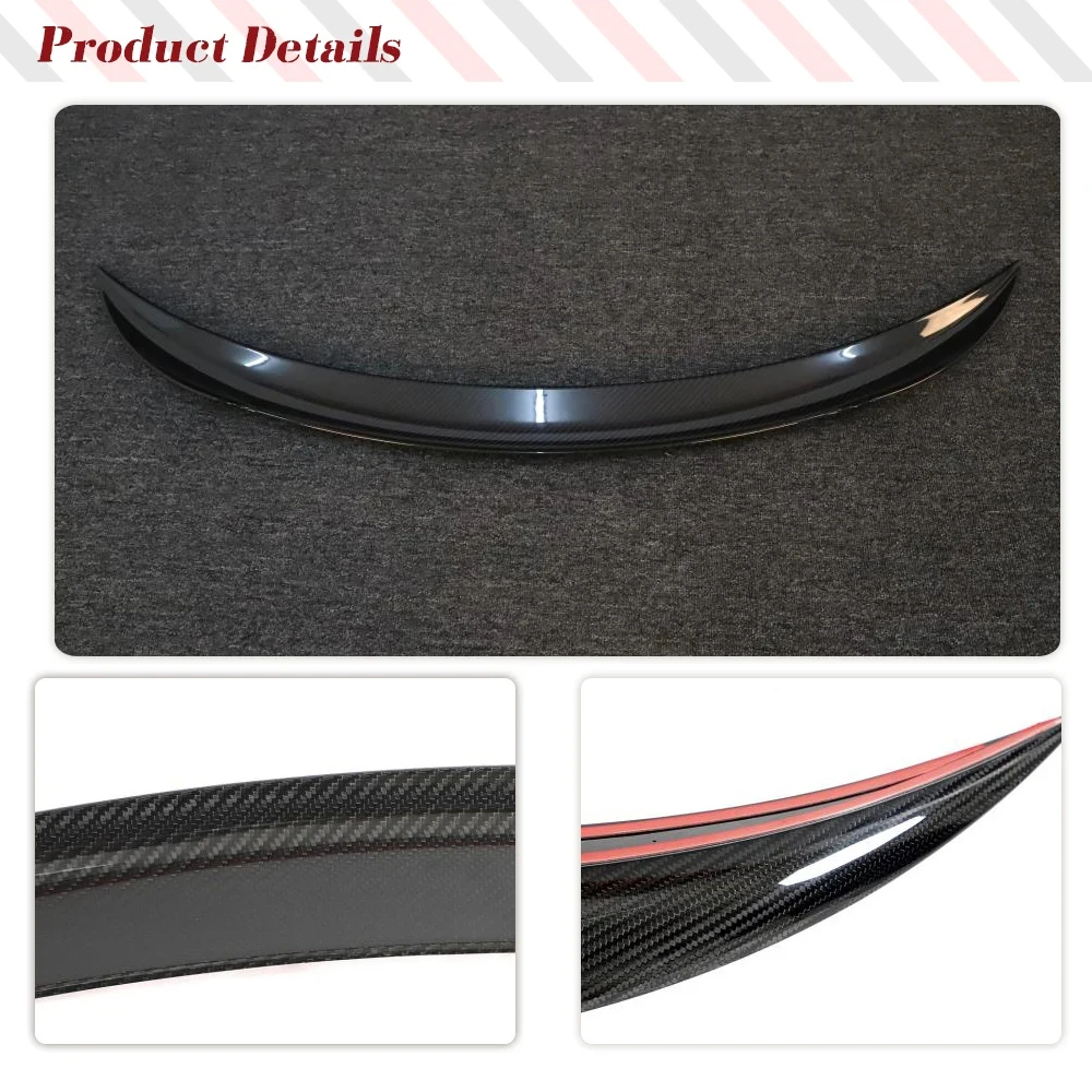 Alerón trasero labio fibra de carbono para Tesla Model 3 2023 - imagen 3