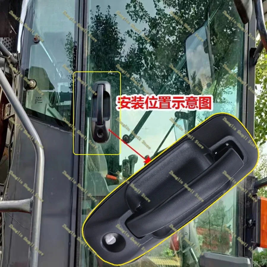 108854 Manija de puerta de cabina Kubota para cosechadora - imagen 5