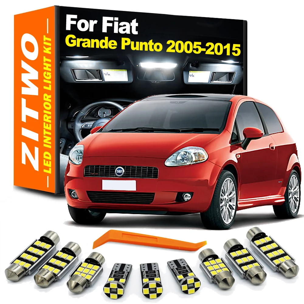 ZITWO Kit bombilla LED interior Fiat Grande Punto 199 2005-2015