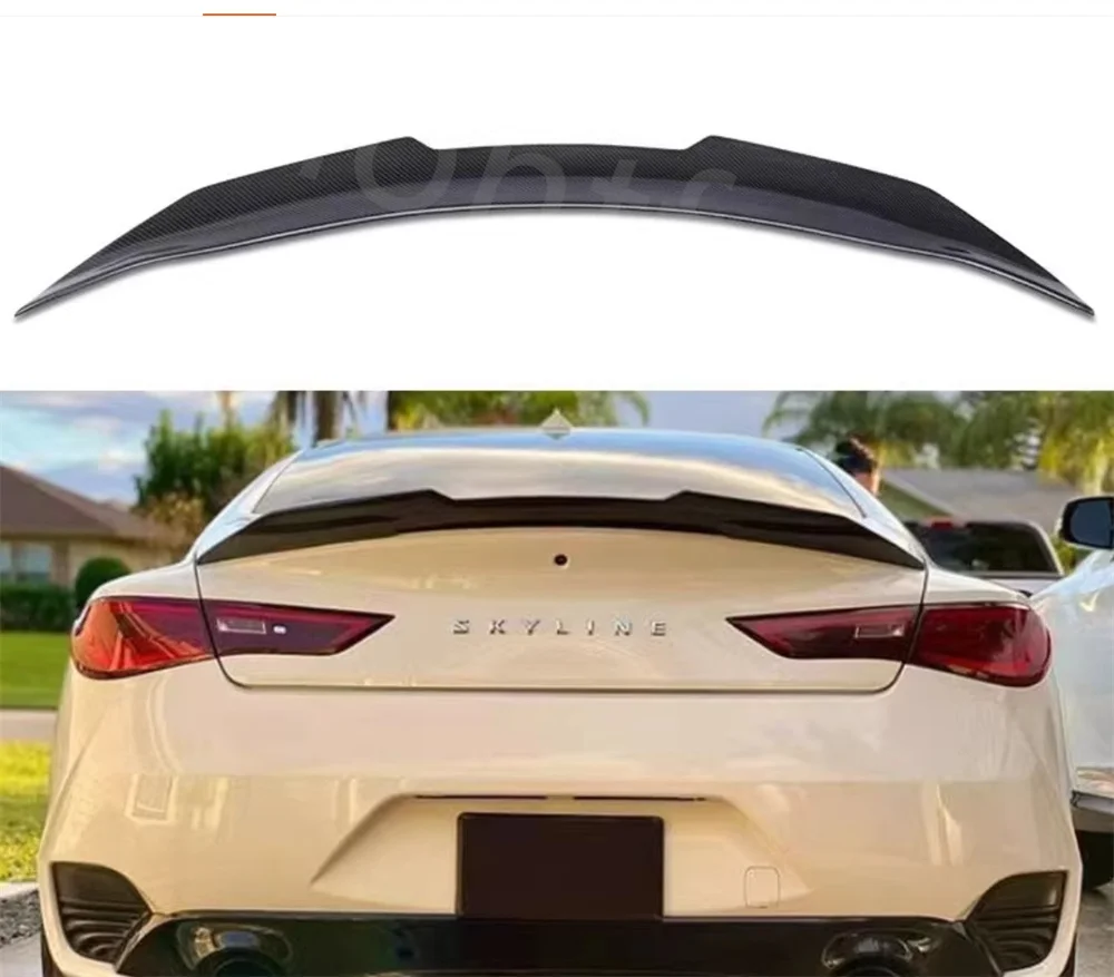 Alerón trasero en fibra de carbono para Infiniti Q60 2016-2019 - imagen 5