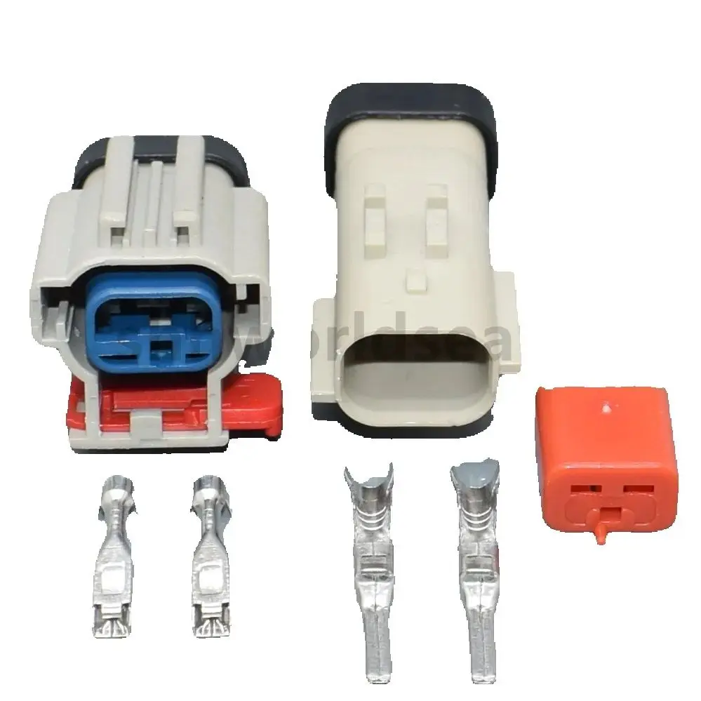 Shhworldsea-enchufe de faro eléctrico de 2 pines, conector automotriz impermeable 54200210 54200206 para Benz Chrysler - imagen 2