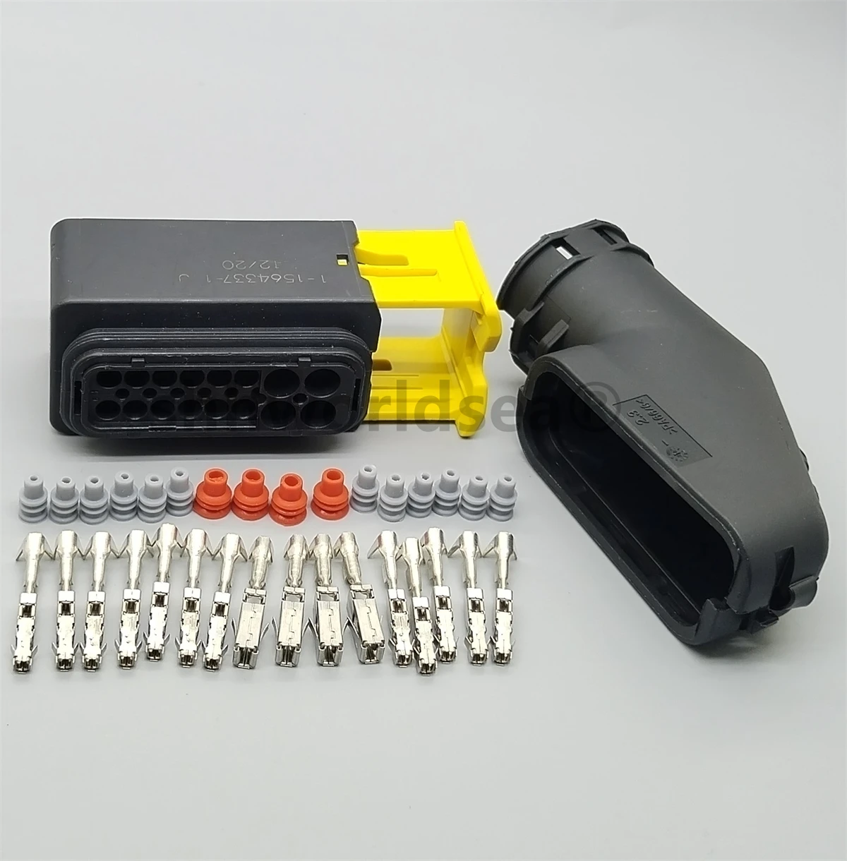 Shhworldsea 1-1564337-1 Conector impermeable hembra 16 pines - imagen 4