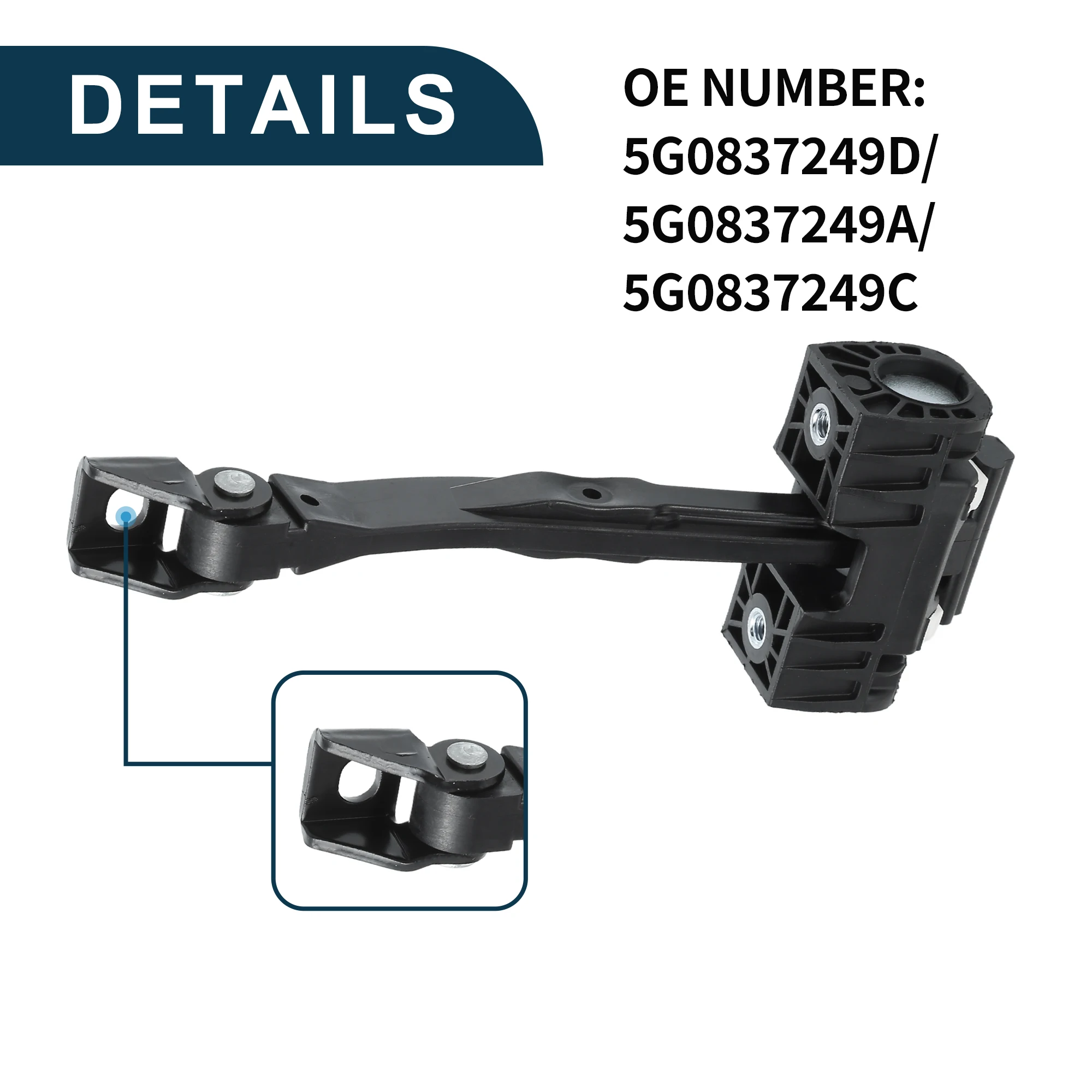 X Autohaux Limitador de puerta 5G0837249D – VW Golf VII - imagen 4