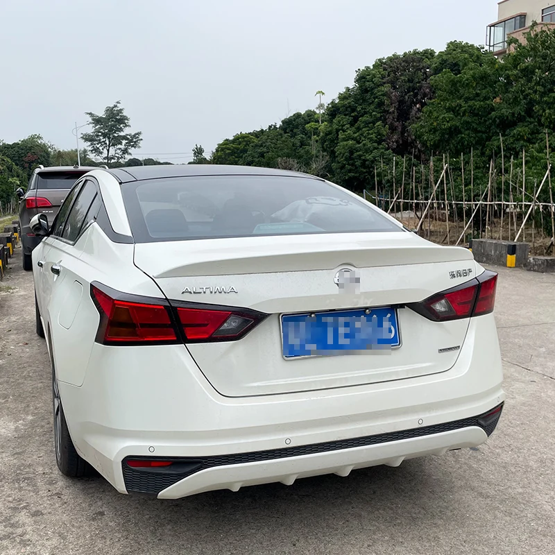 Para Nissan Altima Teana 2019-2022, alerón de tapa de maletero trasero, alerón de techo para ventana trasera, alas, Material ABS, Kit de cuerpo de afinación, accesorios - imagen 2