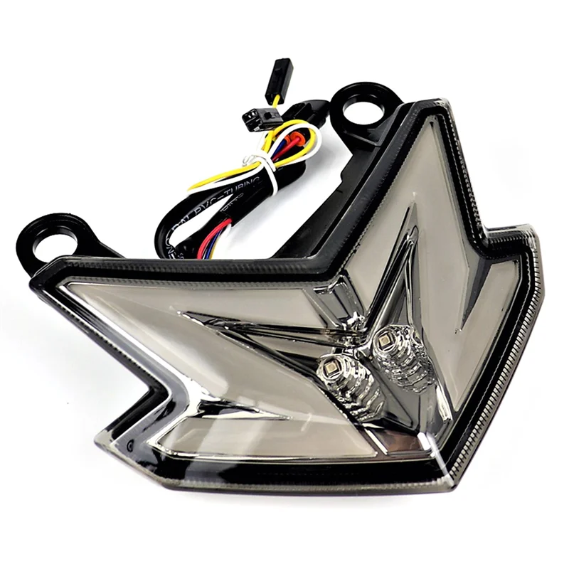 Piloto trasero con luz de freno e intermitentes para Kawasaki Z800, ZX-6R y Z125