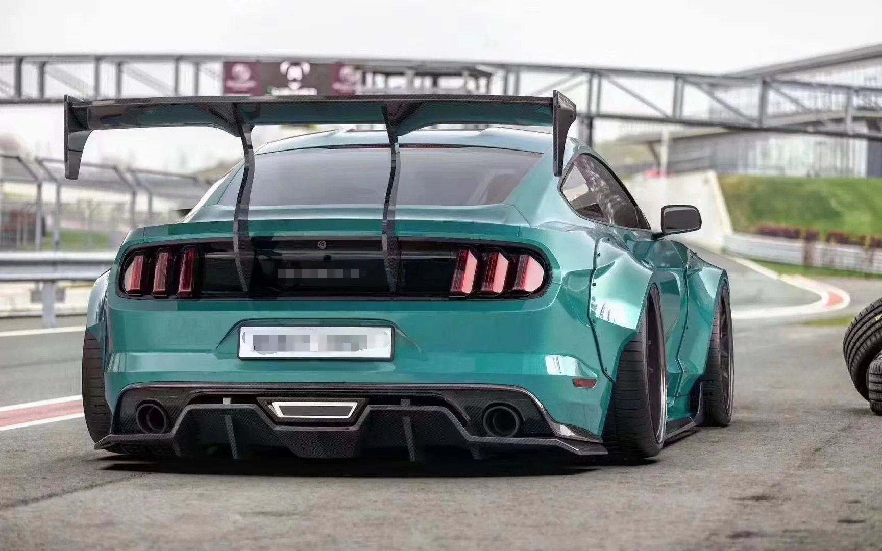 Kit bodykit fibra de vidrio widened para Ford Mustang clásico - estilo muscle - imagen 5
