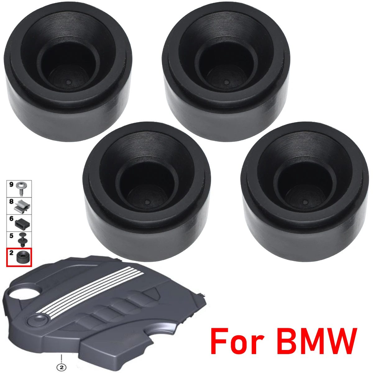 Kit juntas tapa motor BMW Serie 5 E60 E61 F10 F11 – N46 N52 N53 - imagen 2