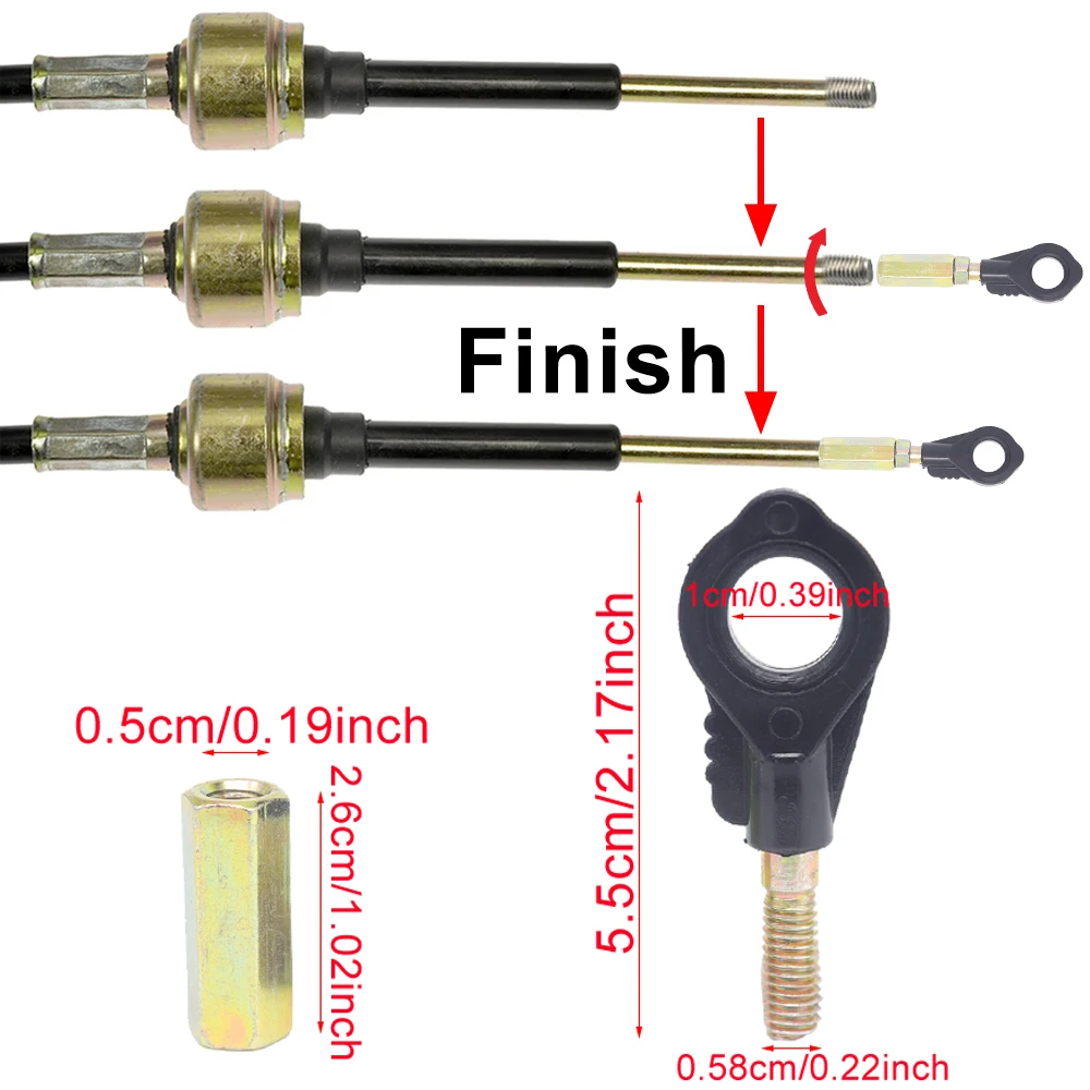 Para Rav4 Yaris Sienna Highlander Corolla Avalon Camry Cable de cambio de marchas ojal enlace caja de cambios palanca Selector casquillo final - imagen 4