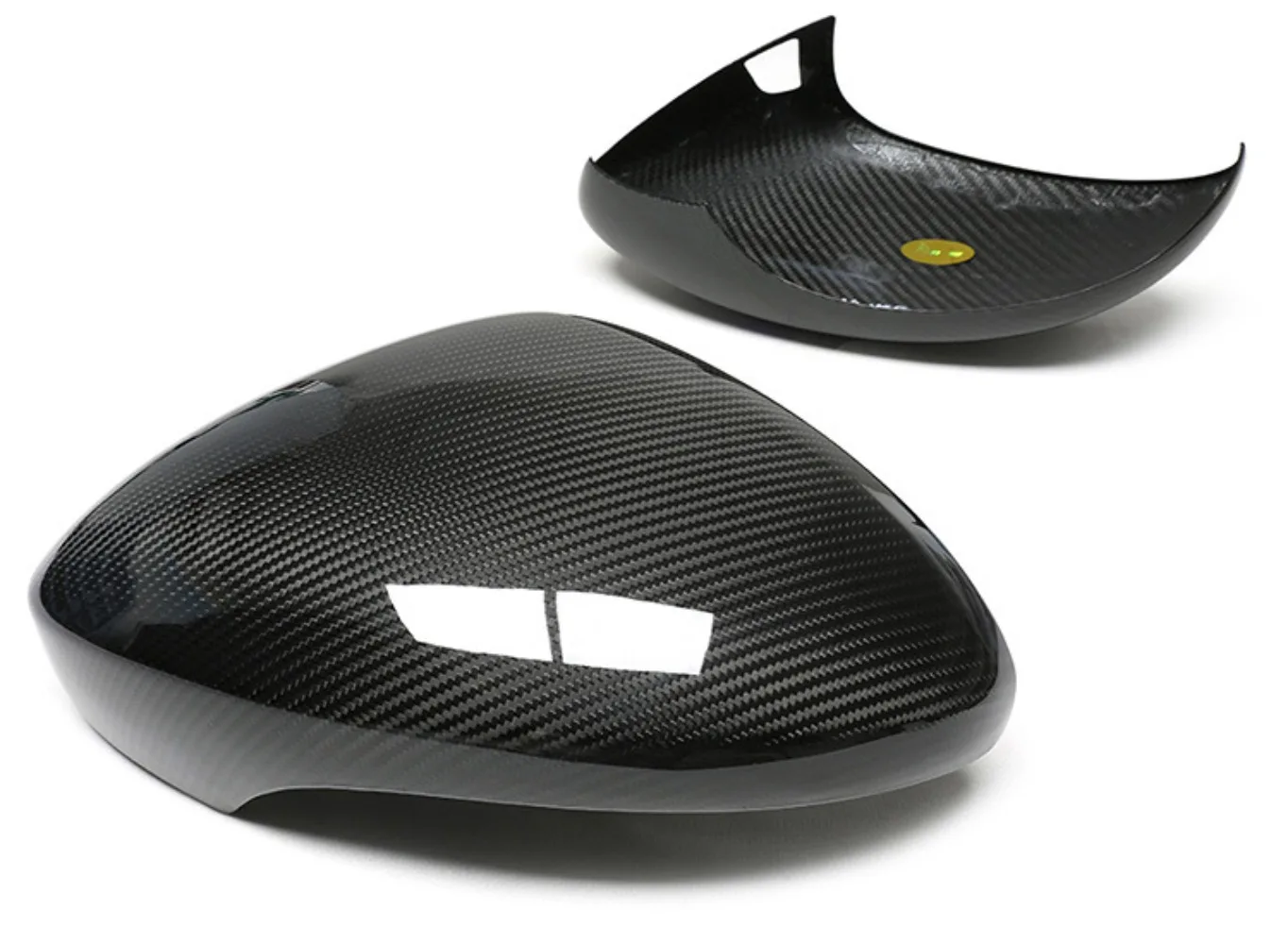 Tapas espejo retrovisor fibra carbono seco – Porsche Panamera 971 LHD - imagen 4