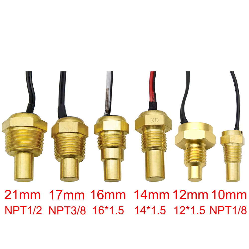 Sensor de temperatura del agua y aceite 1/8 NPT 12V/24V universal - imagen 2