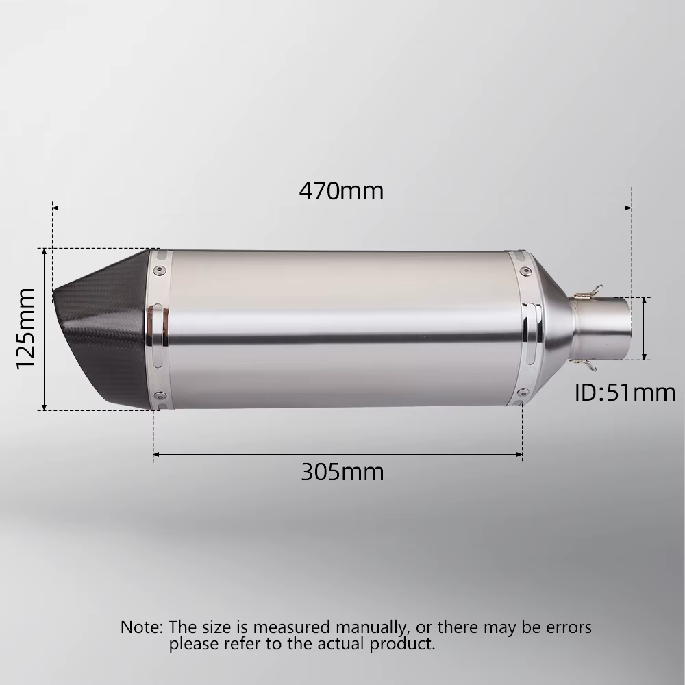 Silenciador de escape de acero inoxidable para Peugeot Speedfight 4 - imagen 5