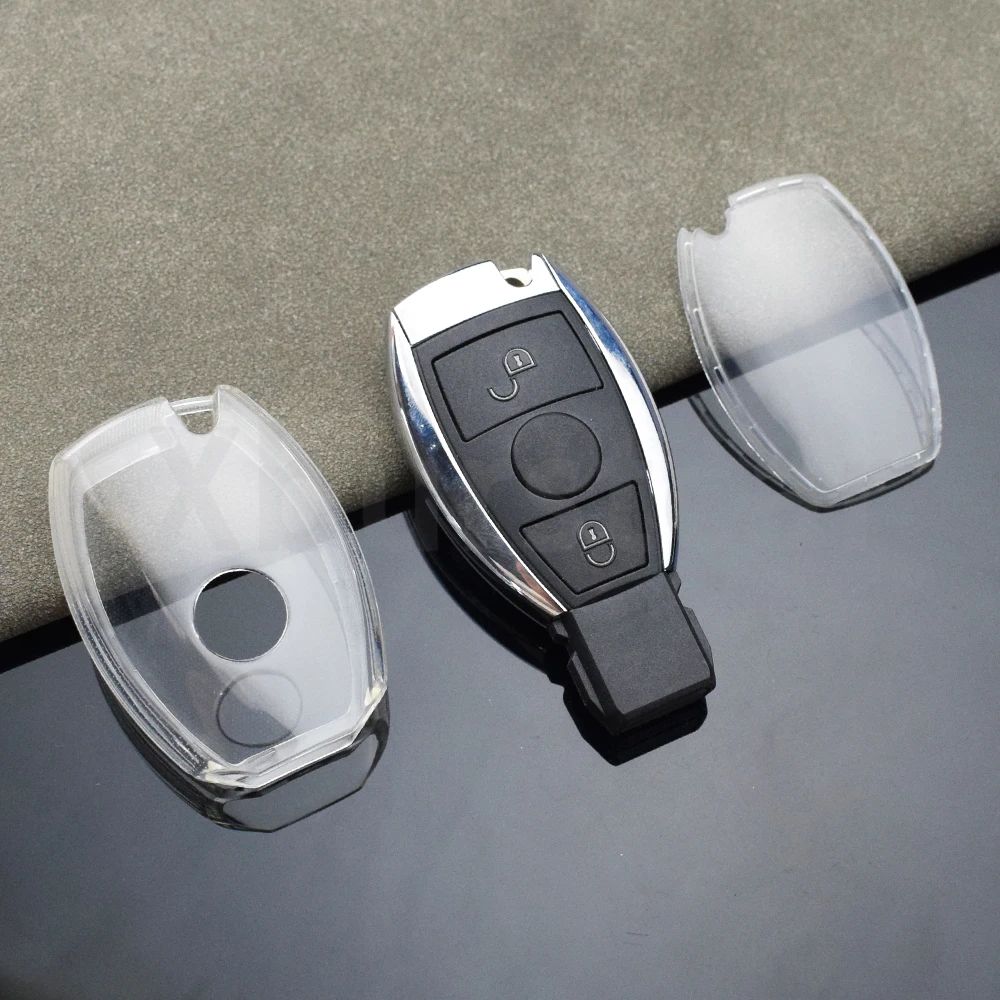 Funda TPU transparente para llave Mercedes Clase A y B y GLA y C - imagen 5