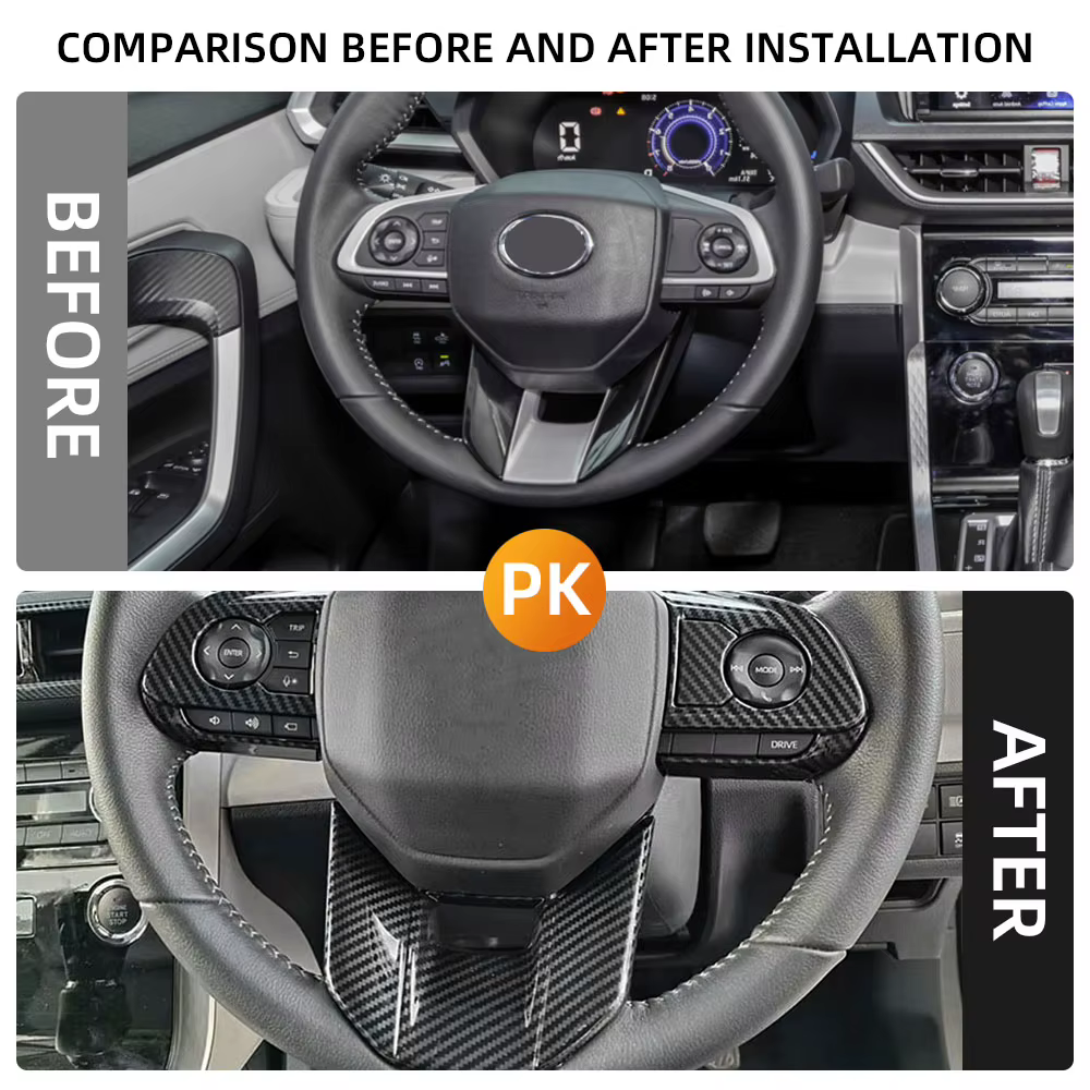 Embellecedor botón volante Toyota Avanza Veloz 2022-2024