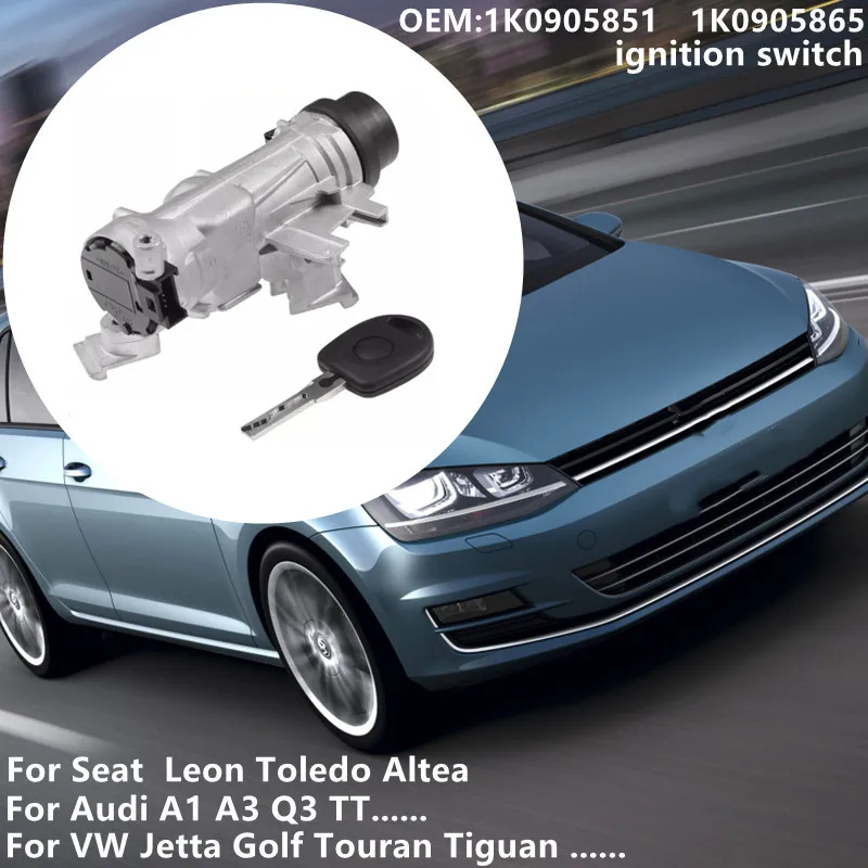 Interruptor de encendido 1K0905851 VW Golf MK5 MK6 Jetta Audi A3 Q3