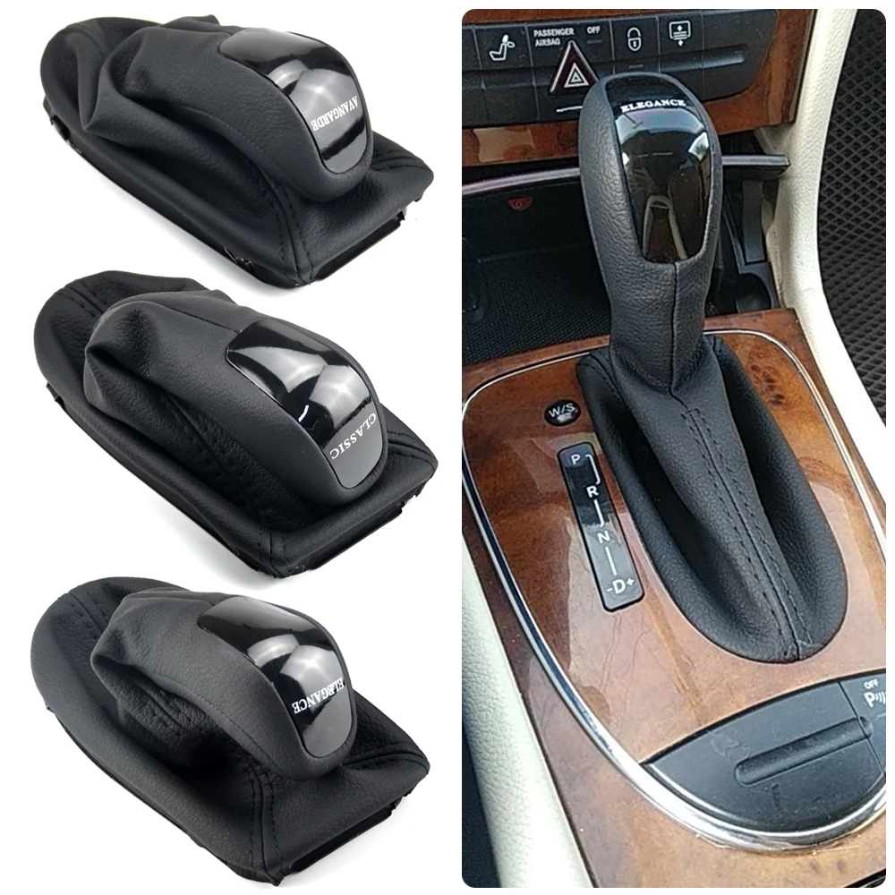 Funda palanca de cambios automática Mercedes W211 cuero - imagen 2