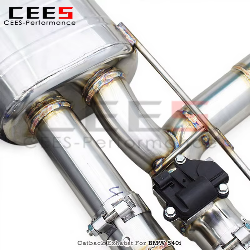 CEES catback valvetronic acero inoxidable BMW 540i B58 G30 2018-2024 - imagen 3