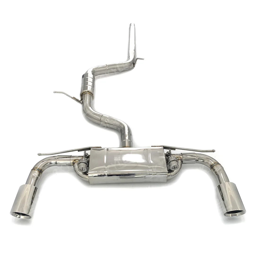 Escape cat-back inoxidable con válvula para VW Golf GTI Mk7.5 2.0 T - imagen 5