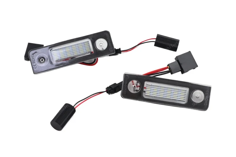 Detalle de la luz LED para matrícula