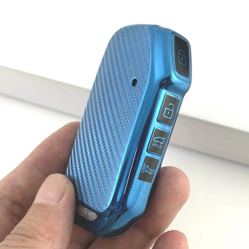 Funda llave Kia Ceed/Sportage – TPU fibra carbono - imagen 5
