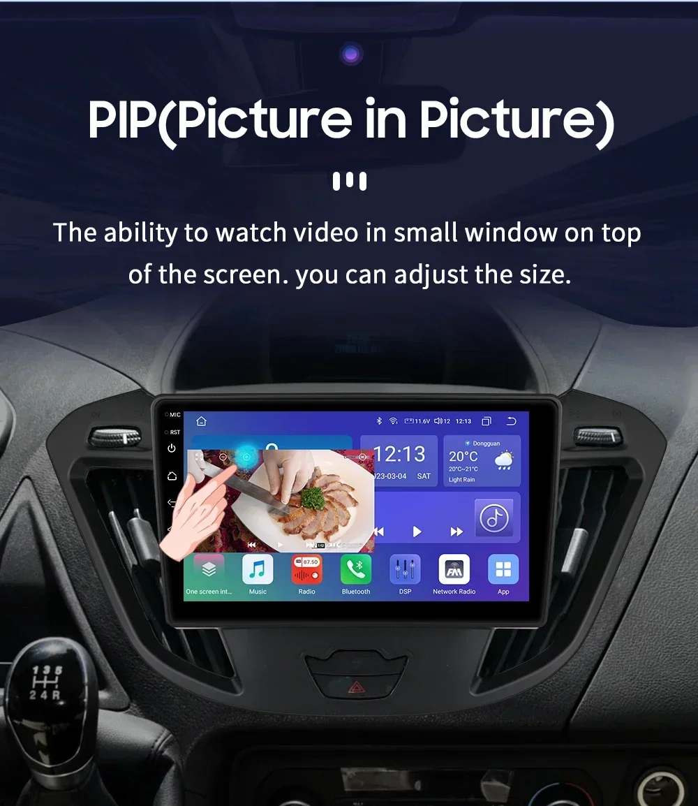 Radio Android Hizpo para Ford Transit Tourneo - imagen 5
