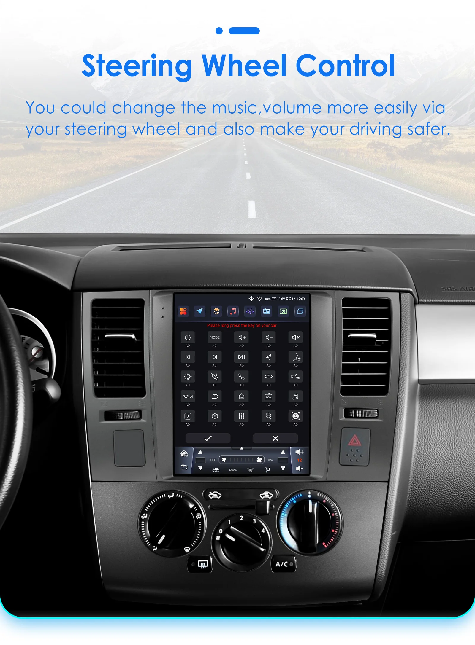 Hizpo-Radio estéreo Android 13 GPS para Nissan Tiida C11 2004-2013 - imagen 5