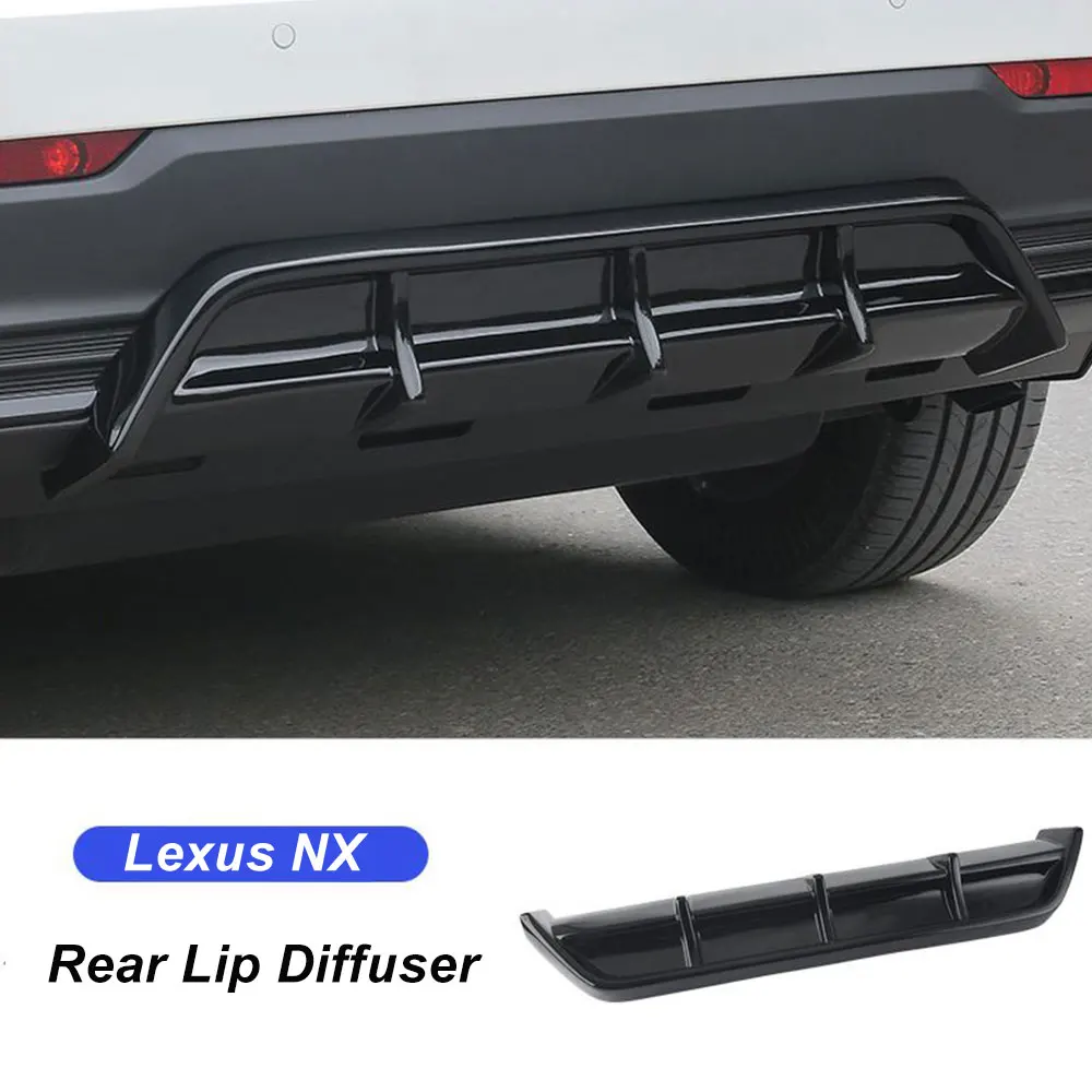 Kit difusor y alerón en parachoques Lexus NX 260 350h 2022-2023 ABS - imagen 3