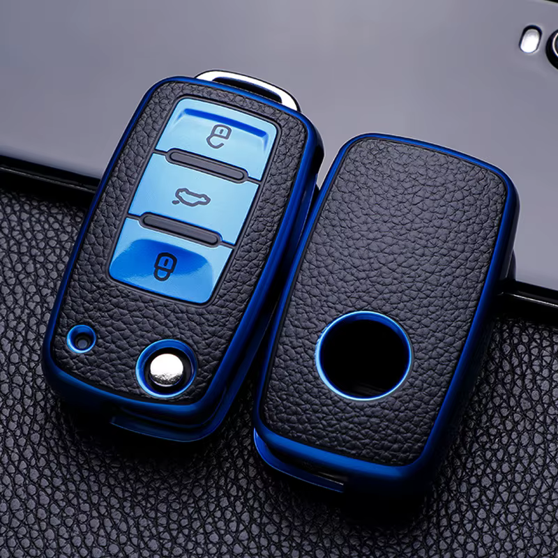 Funda de cuero para llave Volkswagen Golf, Polo y Passat - imagen 5