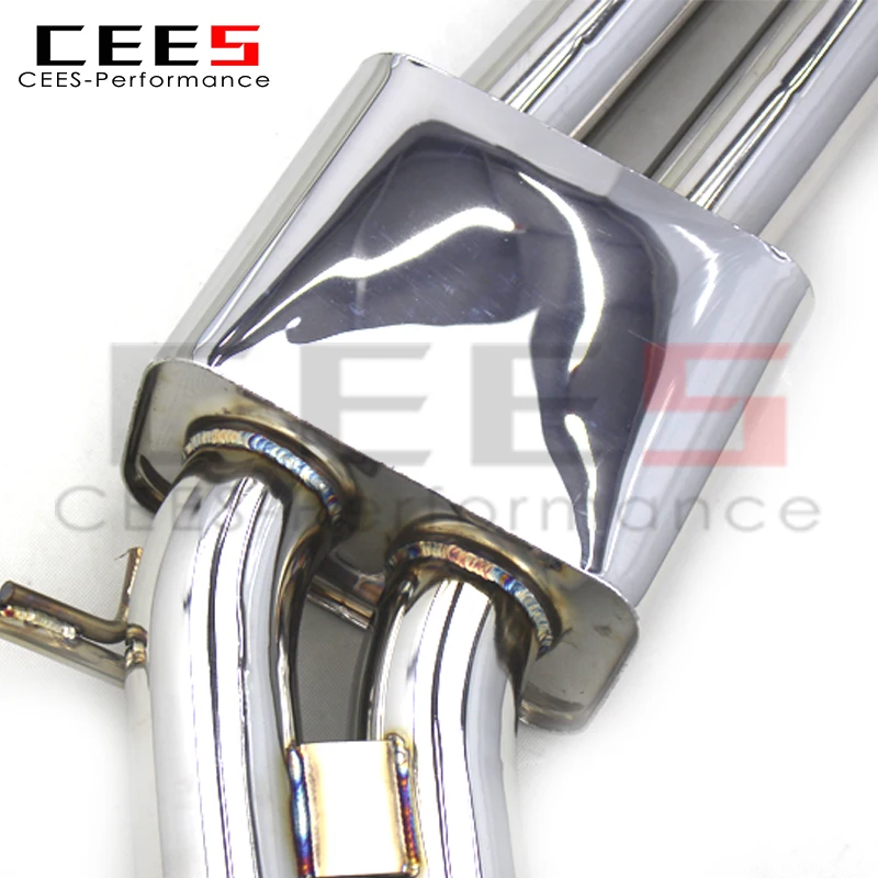 Escape cat-back Cees Turbo Sport con válvula para Porsche Cayenne 4.0T - imagen 5