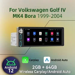 Autoradio Android con CarPlay GPS VW Golf IV y Bora 1999-2004