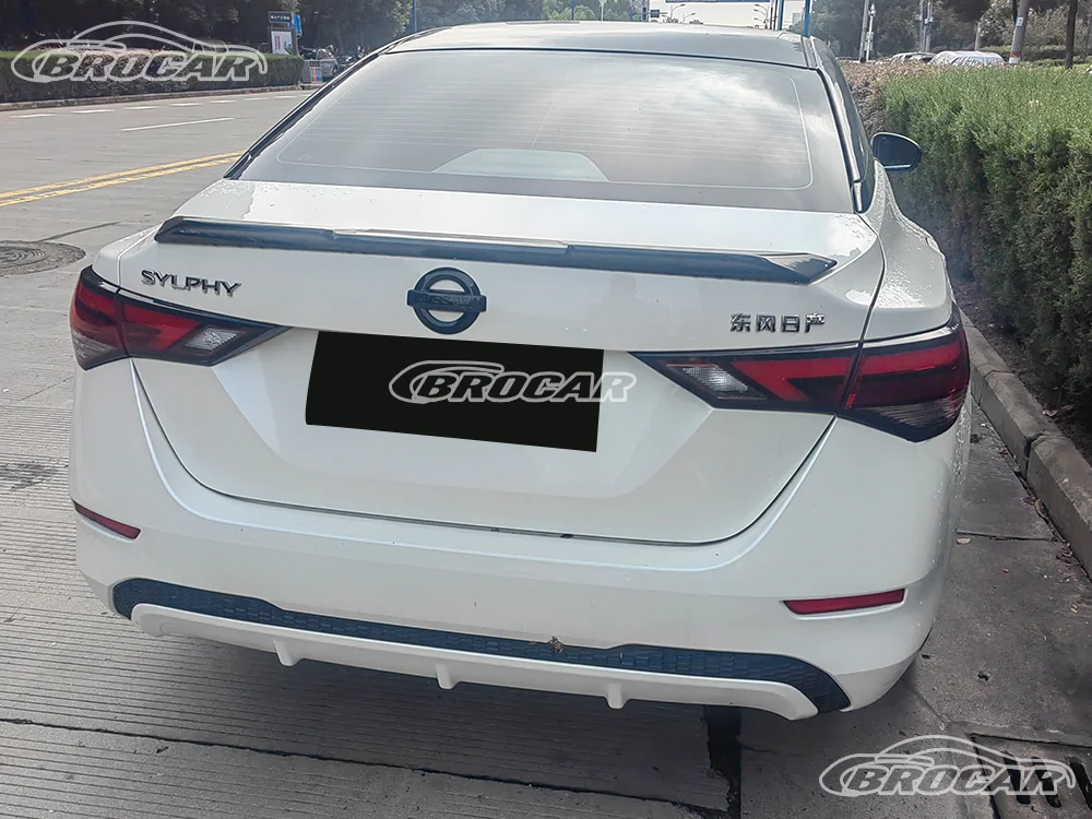 Alerón trasero M4 ABS negro brillante Nissan Sentra GEN14 2019-2025 - imagen 4