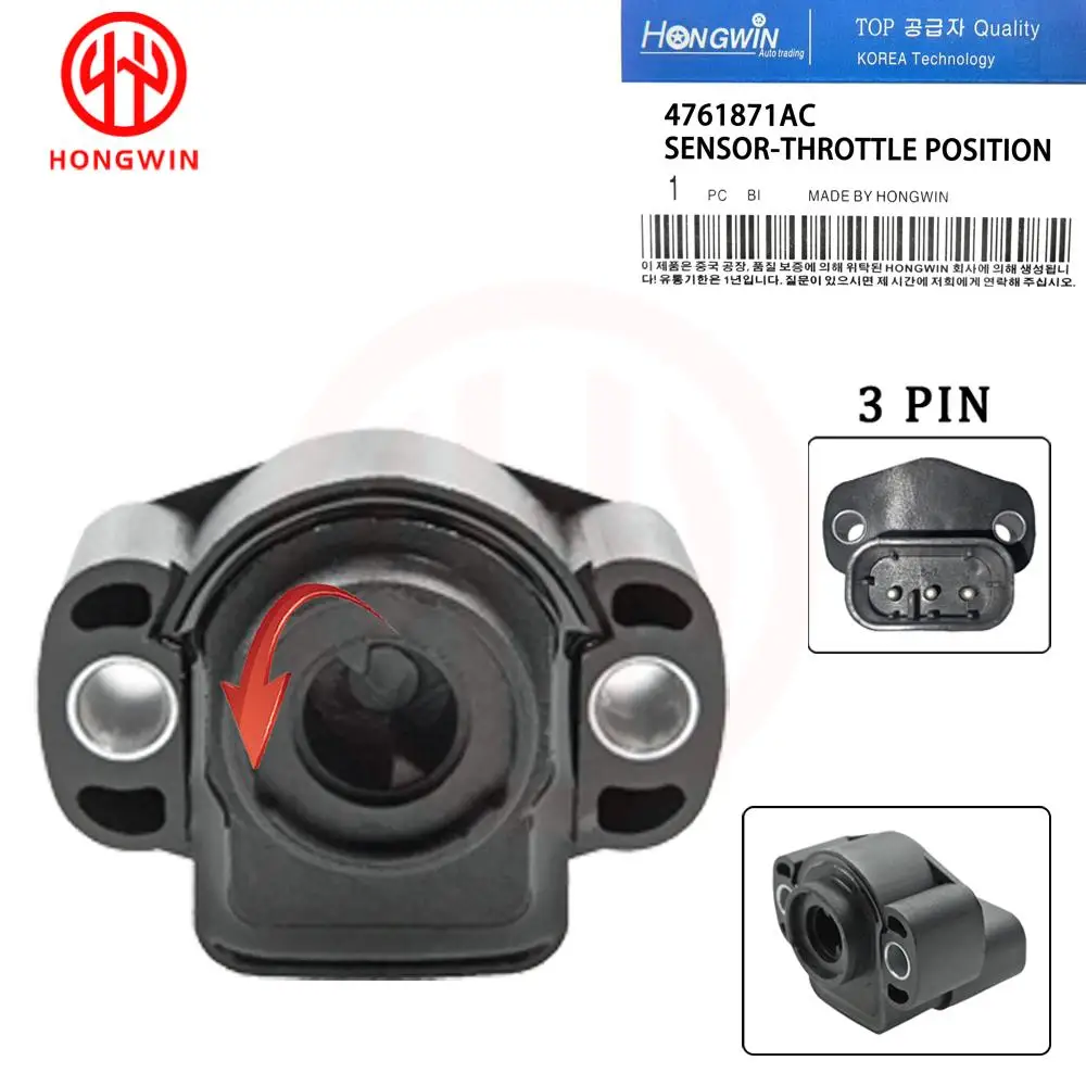 HONGWIN 5234903 Sensor de posición del acelerador para Dodge Dakota