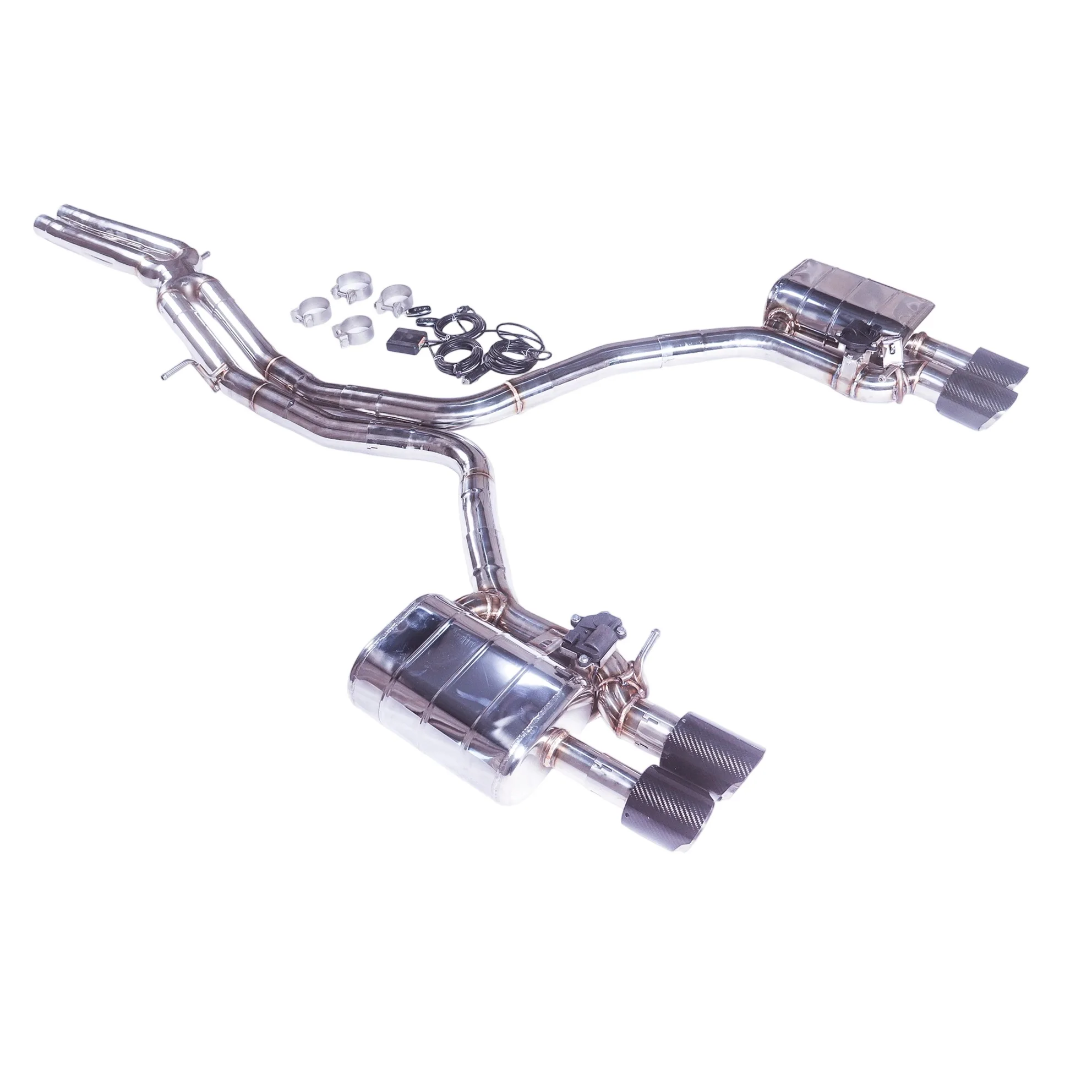 GFC Catback con válvula eléctrica para Audi S4 3.0T - imagen 4