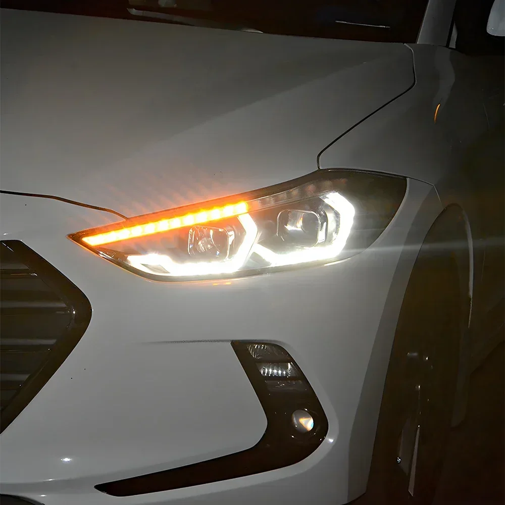 Faros delanteros LED Hyundai Elantra 2016-2020, estilo BMW - imagen 3