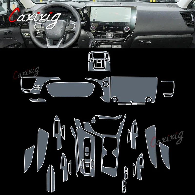 Protector TPU transparente para consola central Lexus NX 2022-2023 - imagen 3