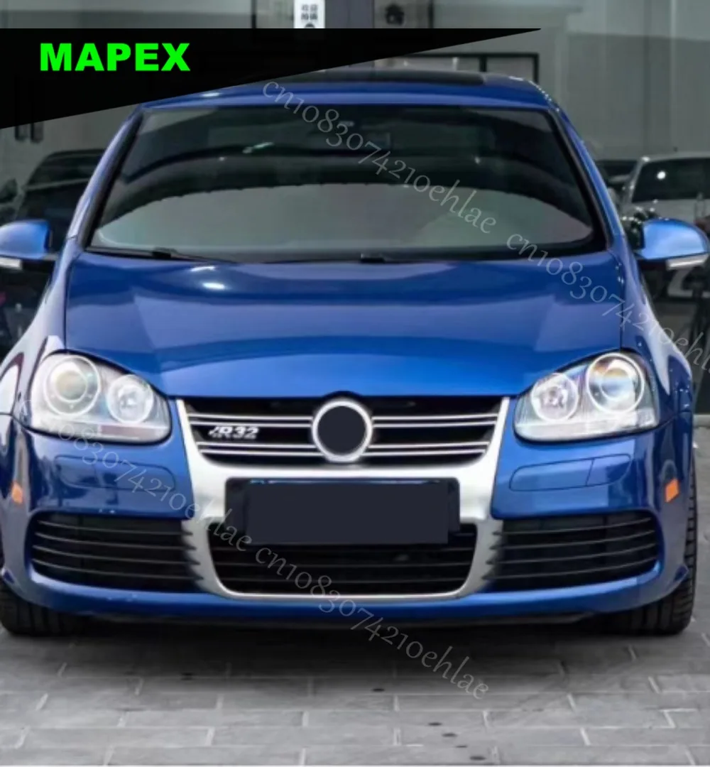 Rejilla delantera estilo R32 negro brillo para VW Golf V MK5 - imagen 2