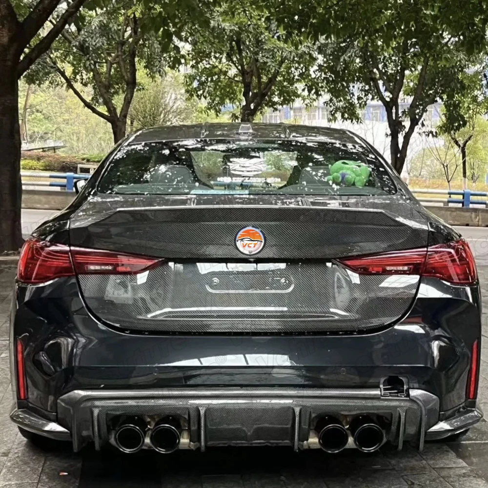 Tapa trasera de maletero en fibra de carbono seca – BMW G80 G82 - imagen 2