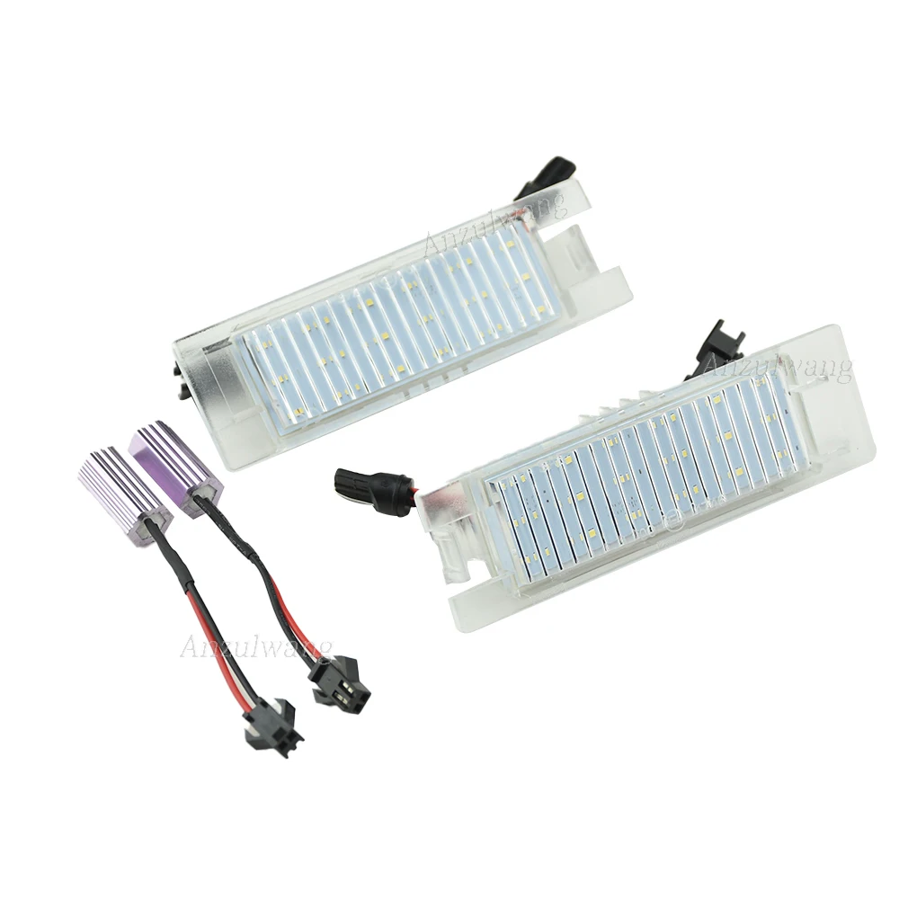 2 uds para Fiat Bravo 07-14 Grande Punto 05-09 Evo Doblo 500L luces LED de matrícula lámpara para Alfa Romeo 147 156 159 166 - imagen 2