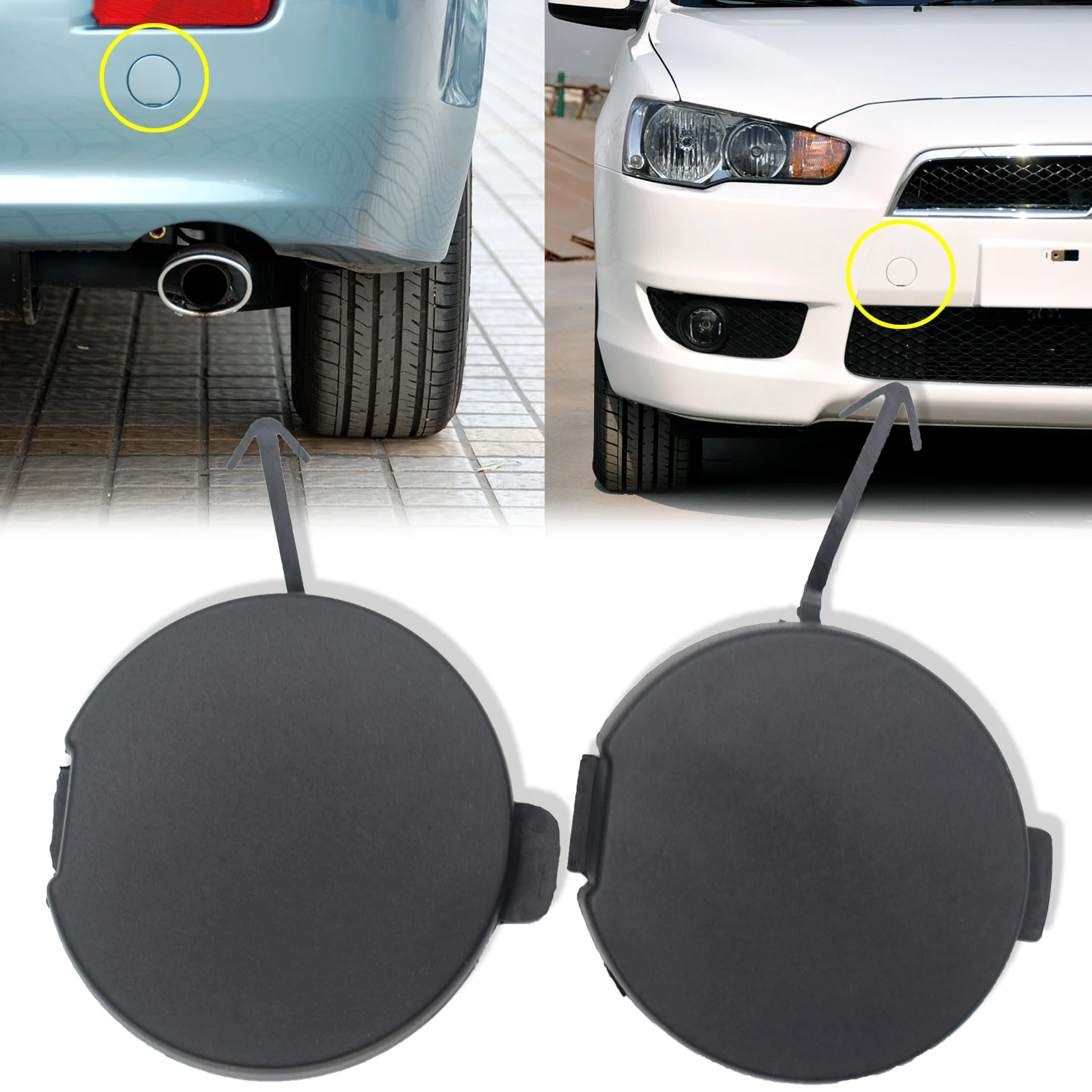 Tapa gancho remolque Mitsubishi Lancer 2008-2015