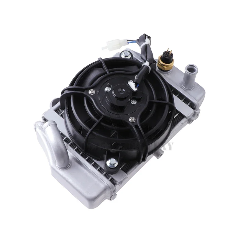 Radiador ATV/Quad con ventilador para motores 150-250 cc