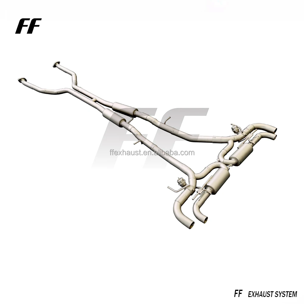 Escape Catback de coche deportivo de carreras para Lexus LC500 LC500H silenciador de tubo de Escape de acero inoxidable - imagen 2