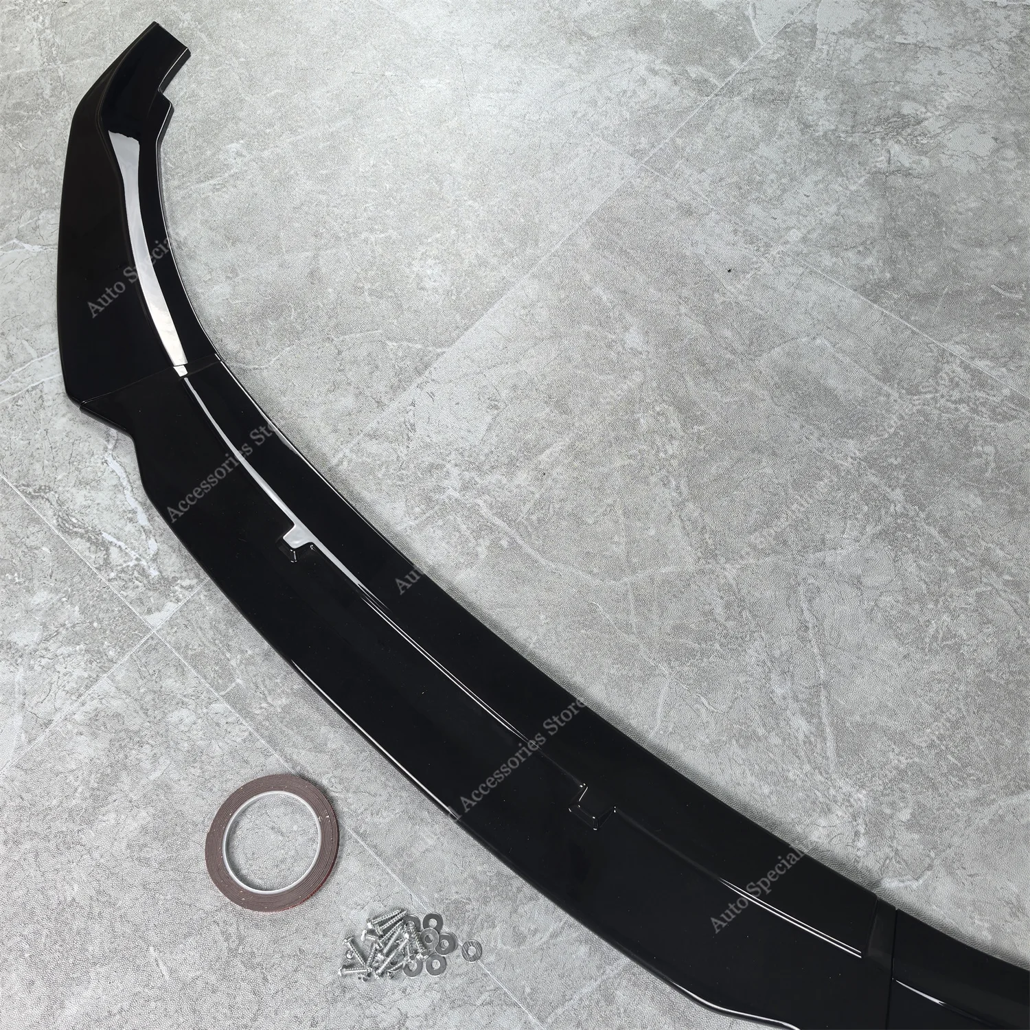 Difusor divisor de alerón de parachoques delantero negro brillante para BMW F22 F23 218i 218d 220i 220d 2 puertas No M Sport 2014-2021 kits de carrocería - imagen 5