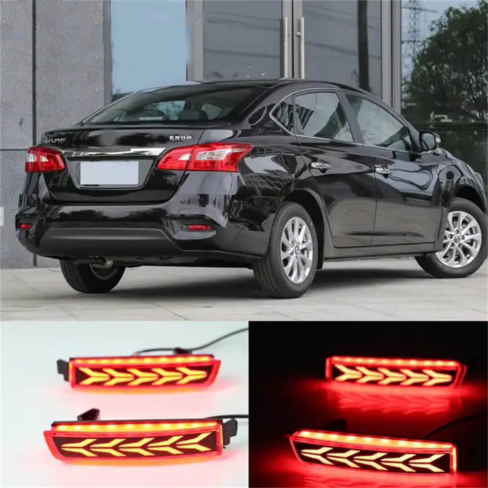 Nissan Sentra 2012-2018 luz trasera LED reflector freno automático