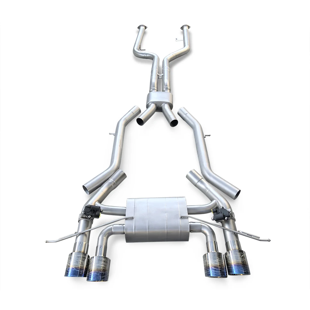 Escape Deportivo MIX cat-back para BMW M4 G82 S58 3.0L con válvula - imagen 4