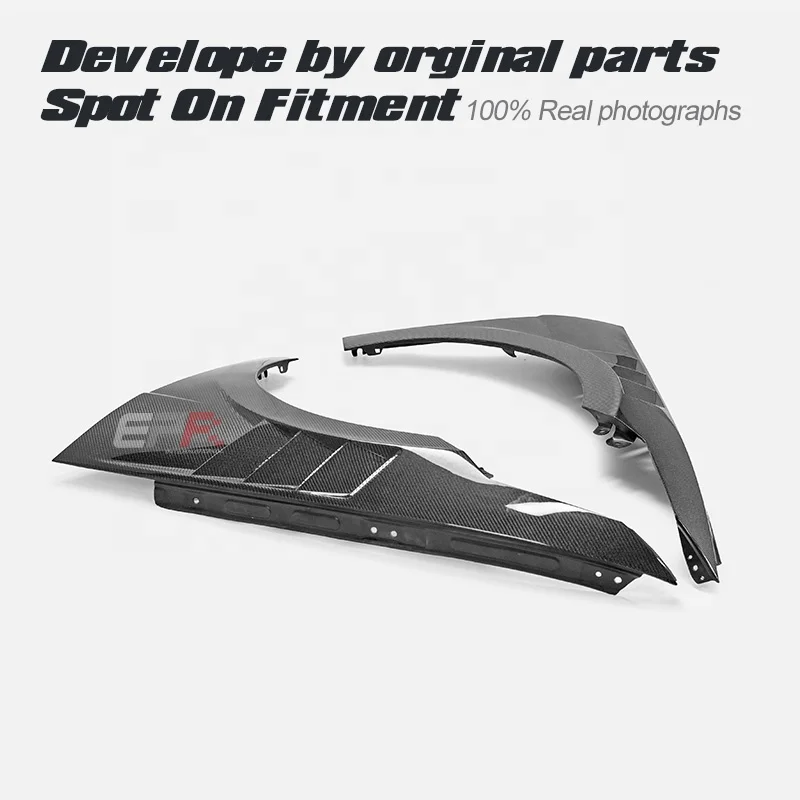 Guardabarros delantero fibra de carbono Hyundai Elantra N CN7 - imagen 5