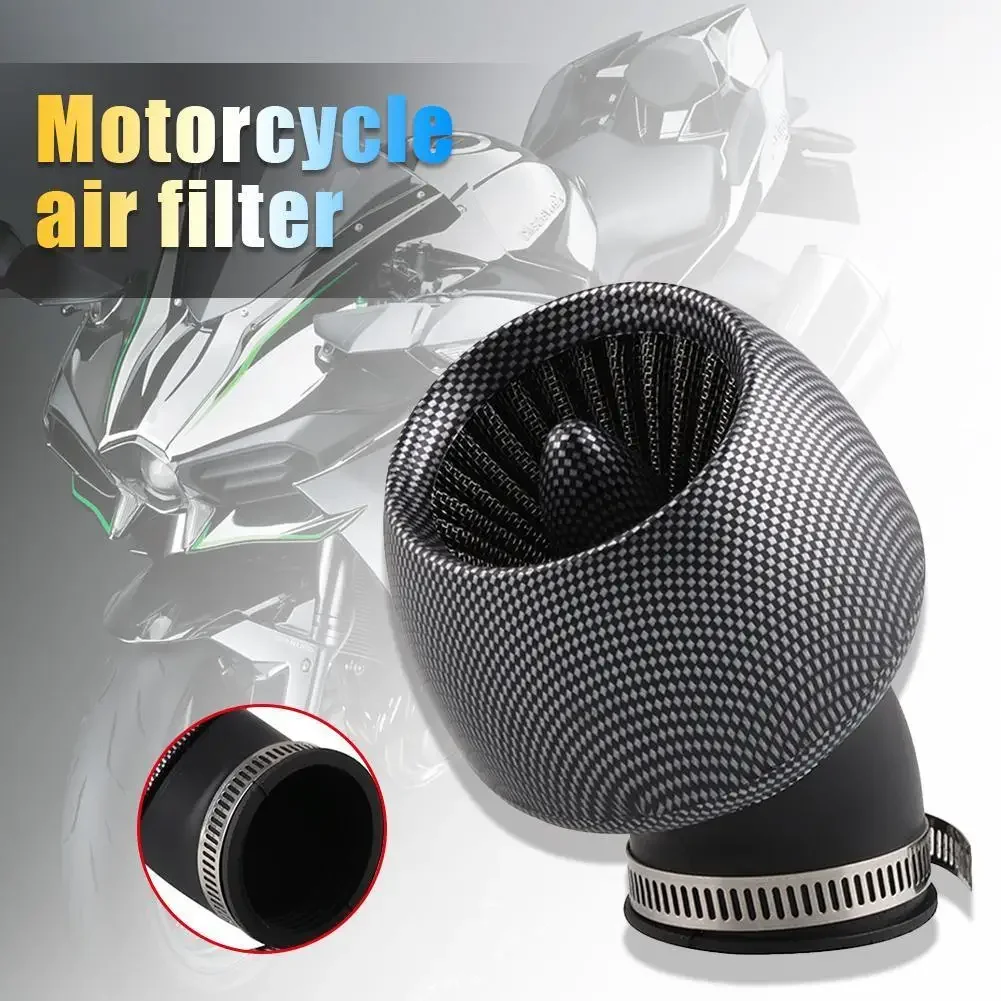 Filtro aire carbono deportivo universal 70-200cc Honda Kawasaki Yamaha - imagen 2