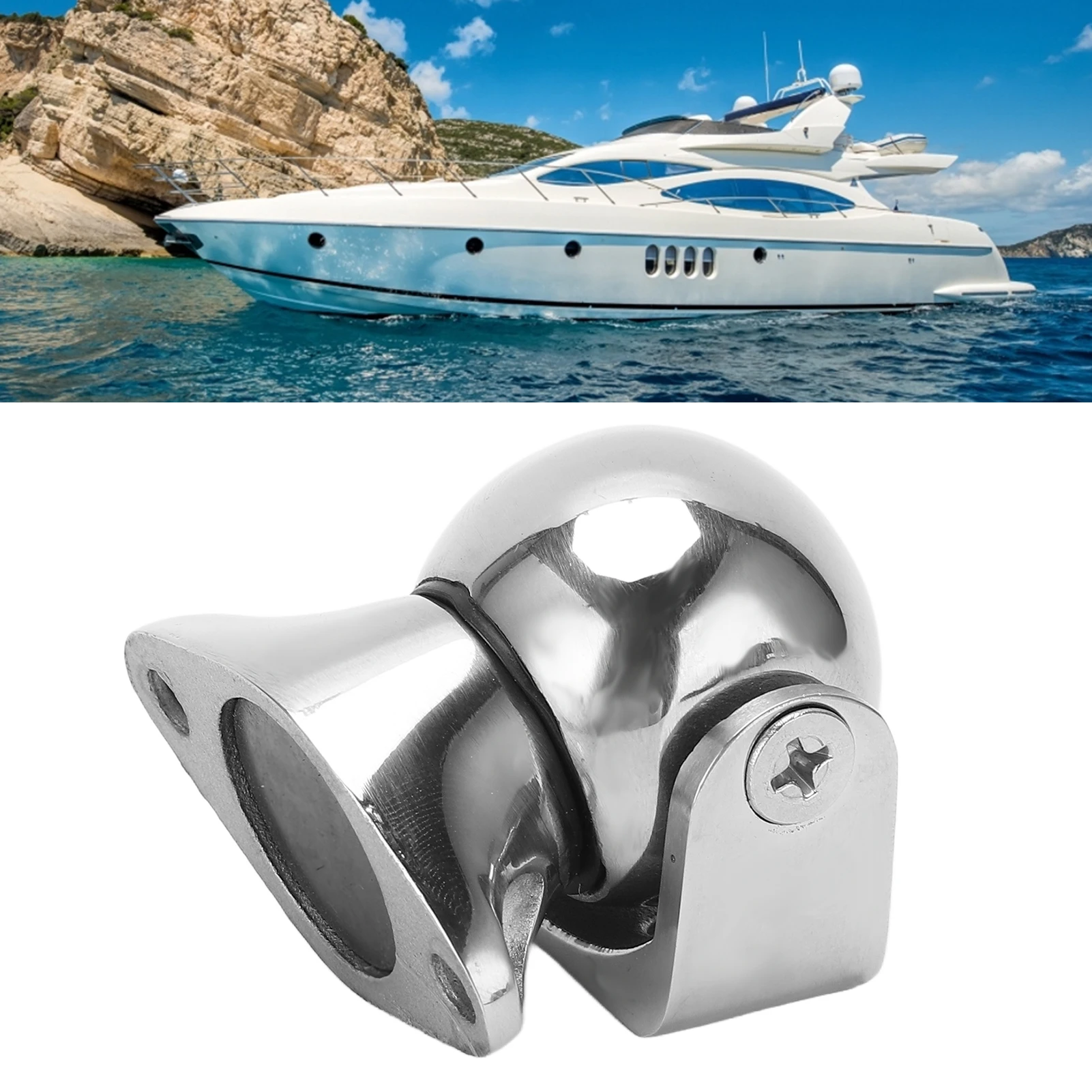Tope puerta magnético inox 316 para autocaravana y barco - imagen 3