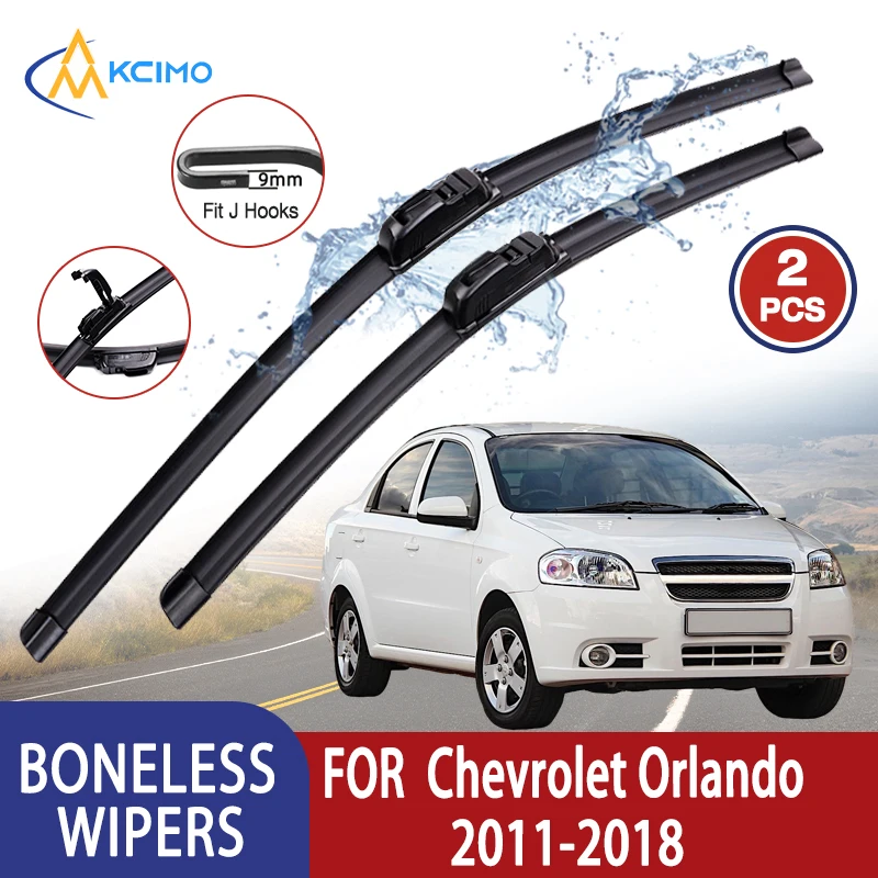 Kcimo Escobillas limpiaparabrisas para Chevrolet Orlando 2011-2018